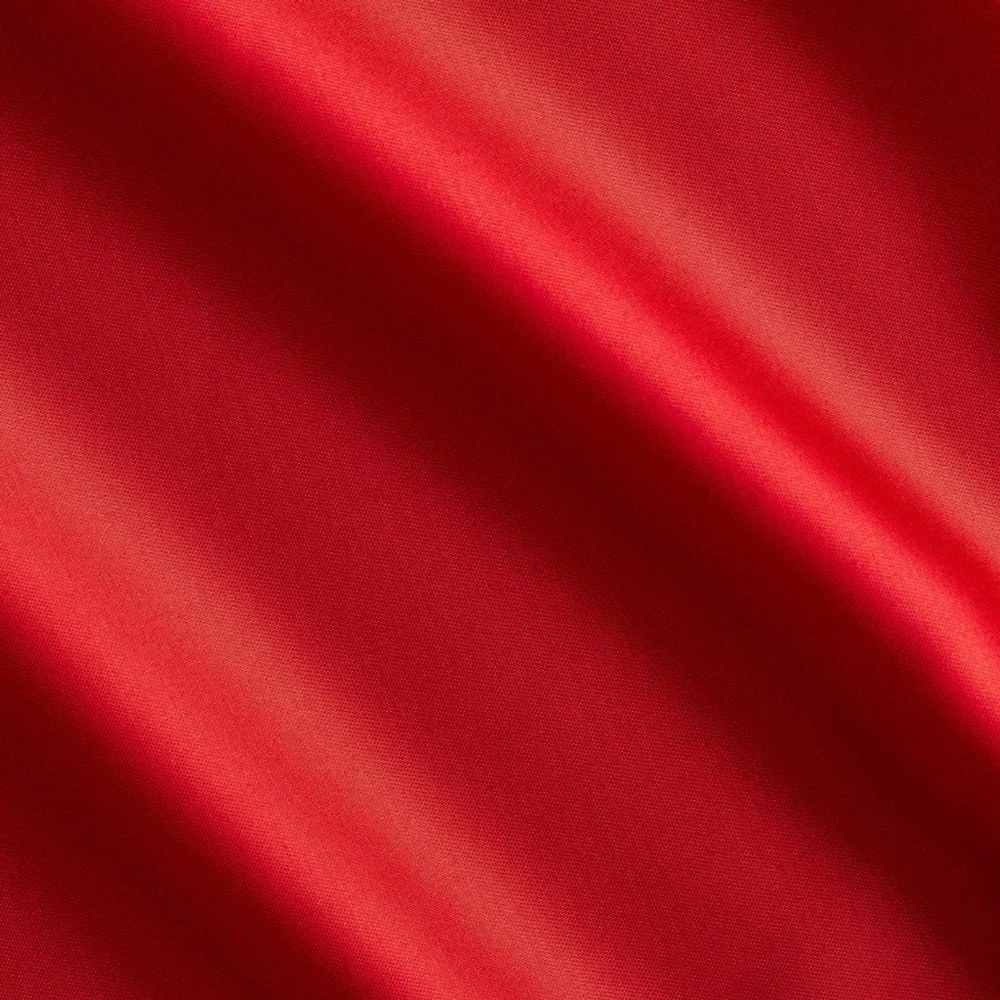NWT H&M Elegant Red Satin Midi Skirt, XXL